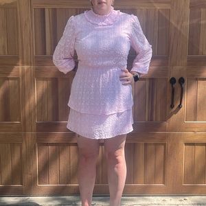 Crystal Doll Pink Baby Doll Dress independent boutique